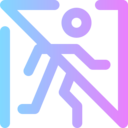 people,forbidden,signaling,exit,stay home,dont,do not go out,go out